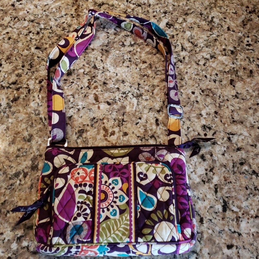 Plum Crazy Vera Bradley Crossbody/Shoulder Bag